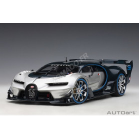 BUGATTI VISION GT 16 2015 ARGENT/BLEU