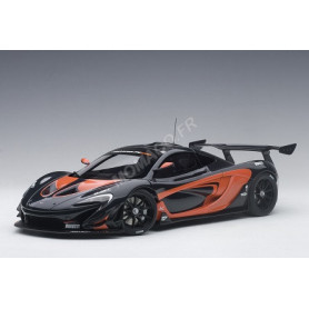 MCLAREN P1 GTR 2015 BLEUE METAL AVEC BANDES ROUGE