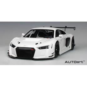 AUDI R8 LMS PLAIN COLOR VERSION BLANCHE