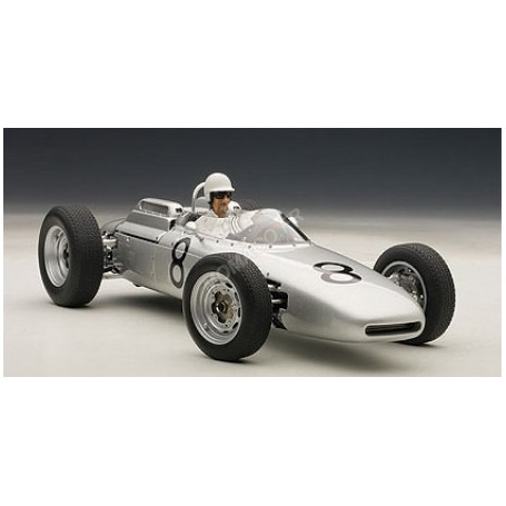 PORSCHE 804 F1 8 J.BONNIER NURBURGRING 1962 AVEC PILOTE