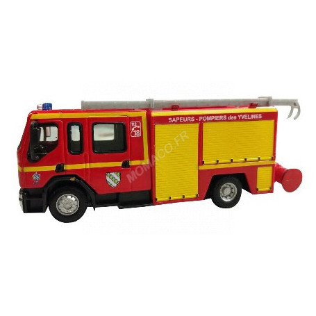 RENAULT PREMIUM POMPIER RIDEAUX JAUNE "78 YVELINES"