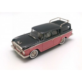 RAMBLER SUPER CROSS COUNTRY STATION WAGON 1957 ROSE/NOIR