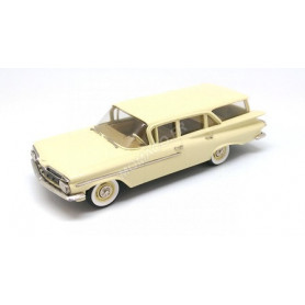 CHEVROLET "BROOKWOOD" 4 P STATION WAGON 1959 BLANC/BEIGE