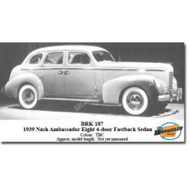 NASH AMBASSADOR EIGHT 4 PORTES FASTBACK SEDAN 1939