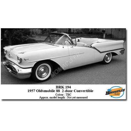 OLDSMOBILE 88 2 PORTES CONVERTIBLE 1957