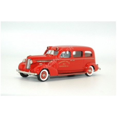 BUICK STERLING "FRIENDSHIP FIRE CO" AMBULANCE 1938