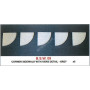 SET : TROTTOIR DE COIN AVEC BORD X 5 GRIS