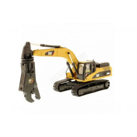 CATERPILLAR 330D L PELLE HYDRAULIQUE AVEC PINCE ET FIGURINE