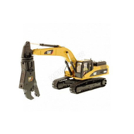 CATERPILLAR 330D L PELLE HYDRAULIQUE AVEC PINCE ET FIGURINE