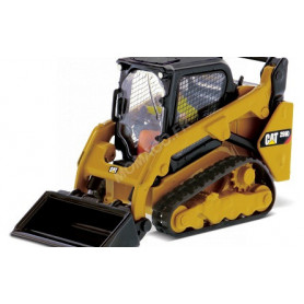 CATERPILLAR 259D CHARGEUSE  AVEC FIGURINE