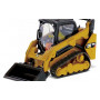 CATERPILLAR 259D CHARGEUSE  AVEC FIGURINE
