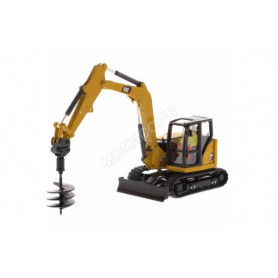 CATERPILLAR 308 CR MINI EXCAVATRICE HYDRAULIQUE NOUVELLE GENERATION AVEC FIGURINE