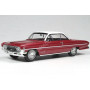 OLDSMOBILE 98 1961 ROUGE TOIT BLANC