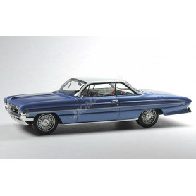 OLDSMOBILE 98 1961 BLEU TOIT BLANC