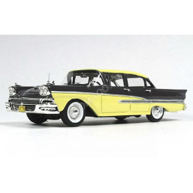FORD CUSTOM 4 PORTES 1958 ANTHRACITE/JAUNE