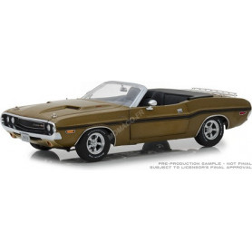 DODGE CHALLENGER R/T CABRIOLET AVEC PORTE BAGAGE 1970 OR (EPUISE)