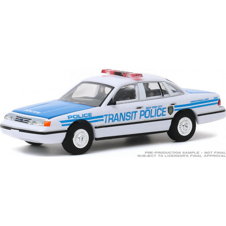 FORD CROWN VICTORIA "NEW YORK CITY TRANSIT POLICE CEREMONIAL" POLICE INTERCEPTOR 1994 (EPUISE)