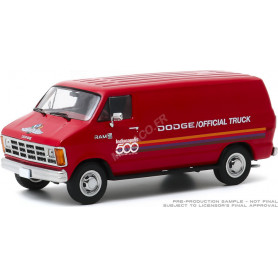 DODGE RAM B150 VAN 1987 "71ST ANNUAL INDIANAPOLIS 500 MILES RACE OFFICIAL TRUCK" (EPUISE)