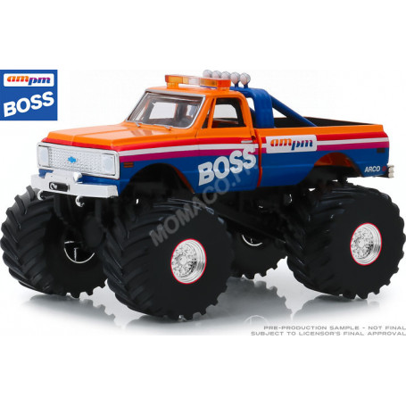 CHEVROLET K-10 MONSTER TRUCK "BOSS AM/PM" 1972 (PNEUS 66 POUCES) (EPUISE)
