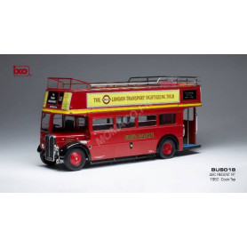 AEC REGENT RT OUVERT TRANSPORT DE LONDRES 1950 ROUGE