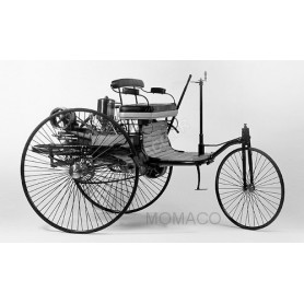 MERCEDES-BENZ BREVET VOITURE AUTOMOBILE 1886 NOIRE/ROUGE