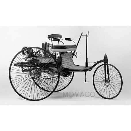 MERCEDES-BENZ BREVET VOITURE AUTOMOBILE 1886 NOIRE/ROUGE