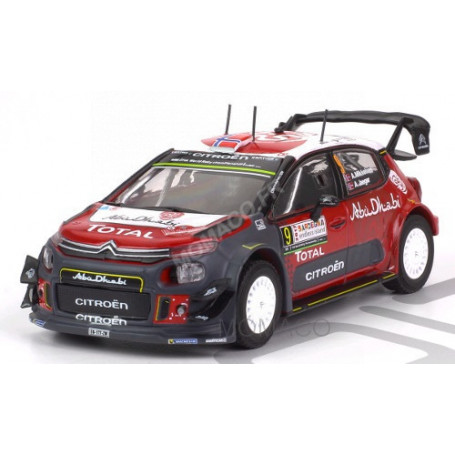 CITROEN C3 WRC 9 MIKKELSEN/SYNNEVAAG RALLYE SARDAIGNE 2017