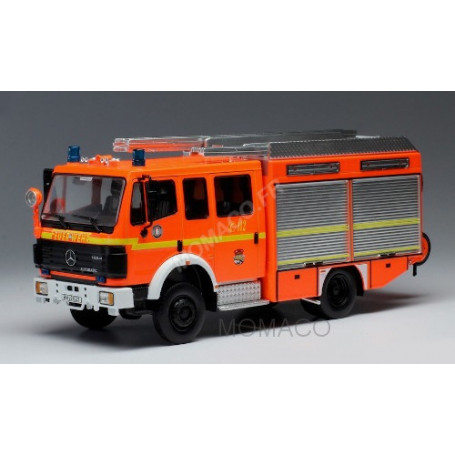 MERCEDES-BENZ LF 16/12 ZIEGLER POMPIERS HAMBURG 1995 ROUGE (EPUISE)