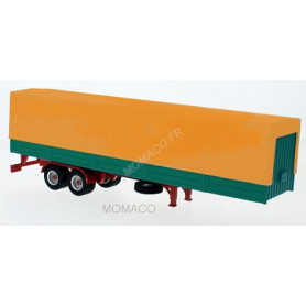 SEMI-REMORQUE BACHE ORANGE/VERT
