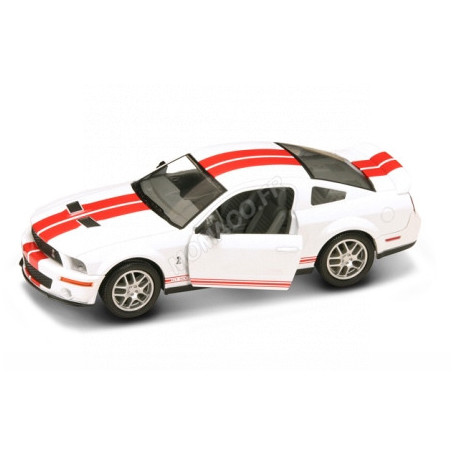 FORD MUSTANG SHELBY GT500 2007 BLANCHE/ROUGE