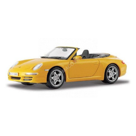 PORSCHE 911 CARRERA S CABRIOLET 2005 JAUNE