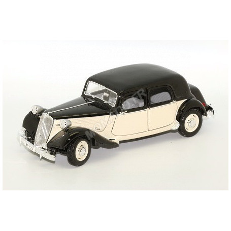 CITROEN 15CV 6 CYLINDRES 1952 BEIGE / NOIRE