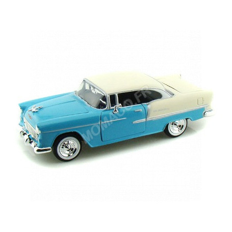 CHEVROLET BEL AIR 1955 BLEU