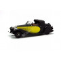 BUGATTI TYPE 57 STELVIO DROPHEAD COUPE 1934 SN57202 NOIR/JAUNE SEMI-OUVERT