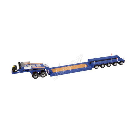 REMORQUE PORTE-ENGIN NOOTEBOOM 5 ESSIEUX PENDEL X BLEUE