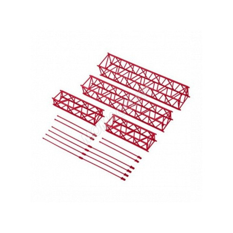 FLECHE COMPLEMENTAIRE LIEBHERR LTM 11200-9.1 EXTERIEUR GRUE TELESCOPIQUE ROUGE (Longueur:72cm)