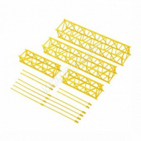 FLECHE COMPLEMENTAIRE LIEBHERR LTM 11200-9.1 EXTERIEUR GRUE TELESCOPIQUE JAUNE  (Longueur:72cm)