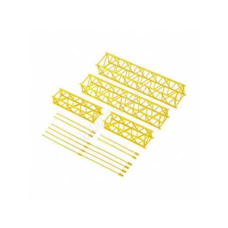 FLECHE COMPLEMENTAIRE LIEBHERR LTM 11200-9.1 EXTERIEUR GRUE TELESCOPIQUE JAUNE  (Longueur:72cm)