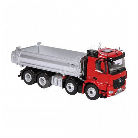 MERCEDES-BENZ AROCS 8X4 BENNE BASCULANTE ROUGE/ARGENT