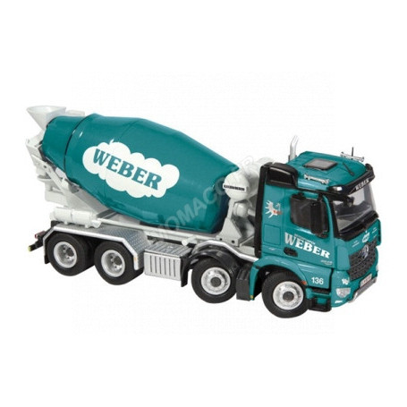 MERCEDES-BENZ AROCS 8X4 CAMION TOUPIE "WEBER"
