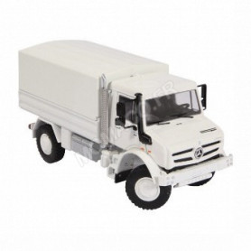 MERCEDES-BENZ UNIMOG U5000 PLATEAU BACHE BLANC
