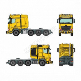 MERCEDES-BENZ AROCS BIG SPACE SLT JAUNE