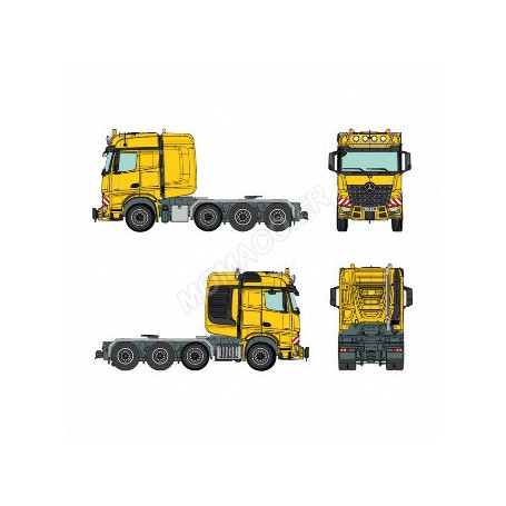 MERCEDES-BENZ AROCS BIG SPACE SLT JAUNE