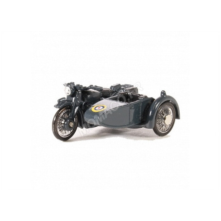 BSA MOTORCYCLE AND SIDECAR RAF BLEUE