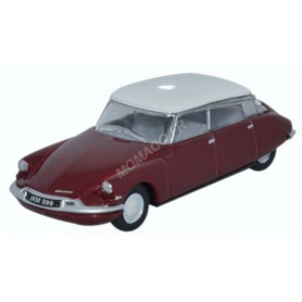 CITROEN DS19 ROUGE/BLANC