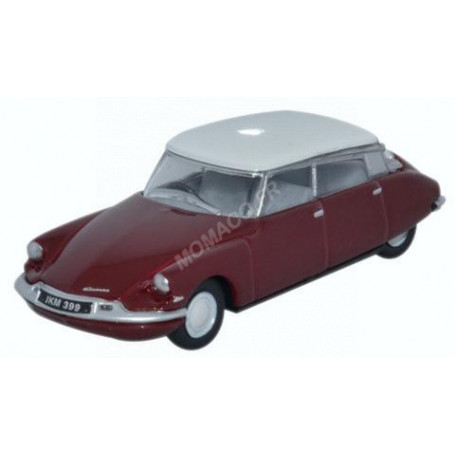 CITROEN DS19 ROUGE/BLANC