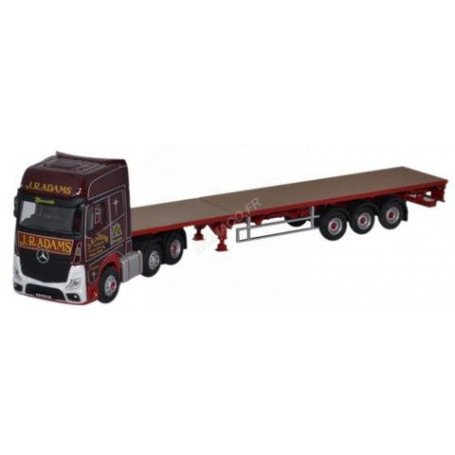 MERCEDES-BENZ ACTROS GSC FLATBED "J.R.ADAMS"