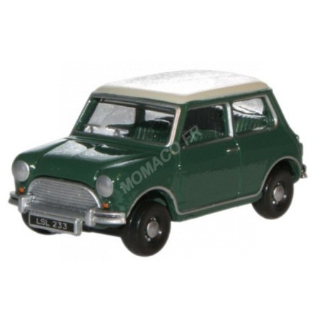OLD MINI VERT TOIT BLANC
