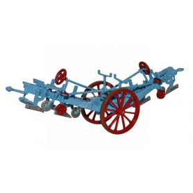 FOWLER CHARRUE BLEUE ET ROUGE