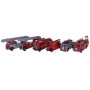 SET DE 5 POMPIER "150EME ANNIVERAIRE": WLG/TLM/REGENT/F8/F106/AEC